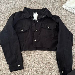H&M Black Denim Jacket